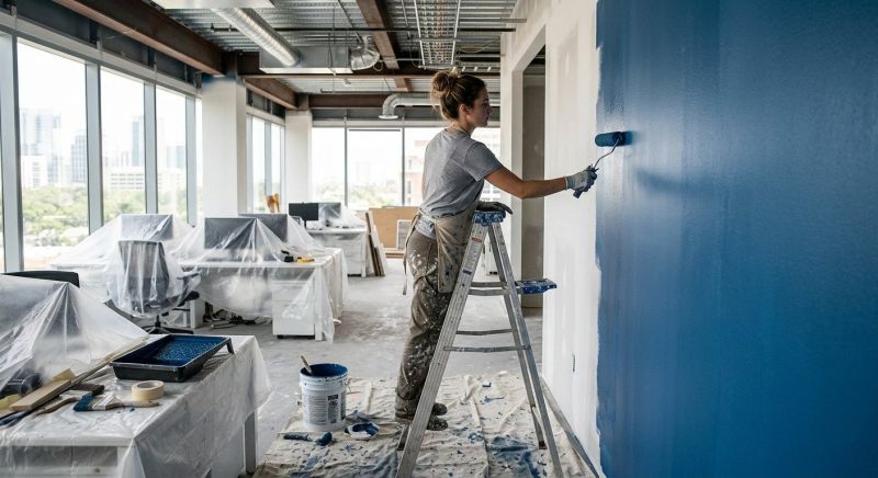 Reception Area Painting in Boulder, CO